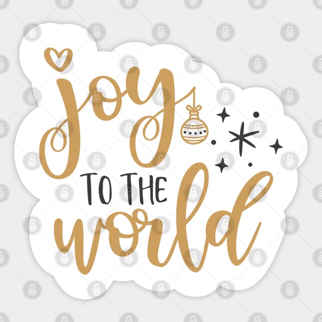 Joy to the World Sticker by KA fashion